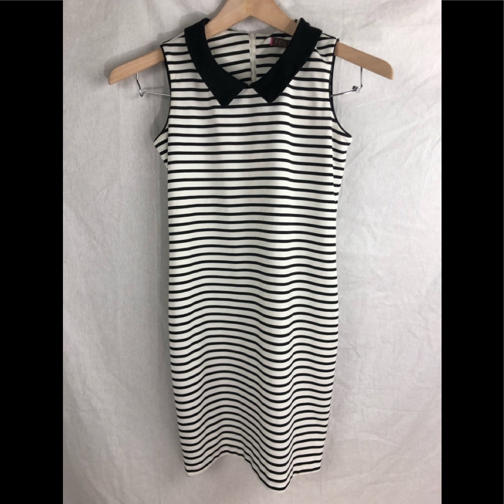 Madewell’s Folio sleeveless Peterpan collar dress